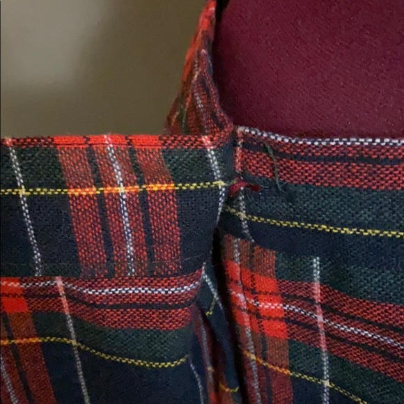 Vintage Workers Union Made Tartan Plaid Wrap Skirt - Picture 3 of 9